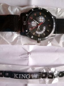 Brand New Men&#39;s Watch with Bracelet (Fix Price)