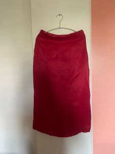 Zara New Skirt With Side Slit