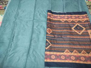 Winter Pashmina Suit With Velvet Dupatta