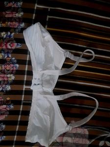 White Padded Bra