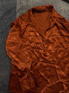 Burnt Orange Button Down