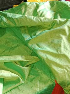 Parrot Green 💚 Saree