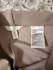 H&amp;M Fitted Beige Flared Leggings