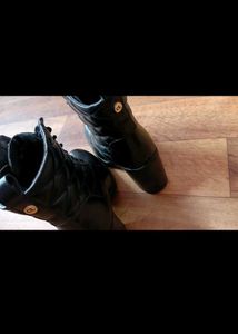 Quilted Lace Up Boots