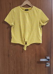 Mustard Yellow Stripes Tee