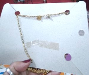 Elegant Heavy Choker Set With Earrings