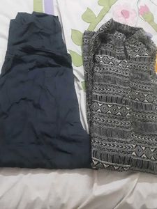 Black Pants & Patterned Top