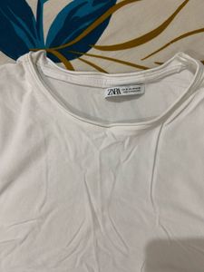 Zara White T-Shirt