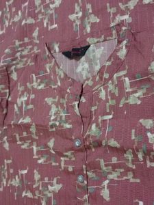 Collar Neck Popcorn Kurti Small Size