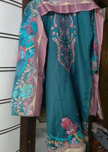 New Cotton Embroidered Suit