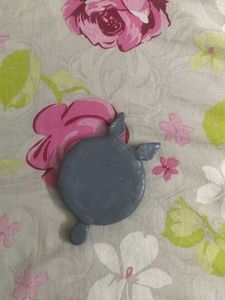 Totoro Hand Mirror &amp; Figure 🩶 🪞