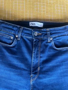 Zara Dark Blue Slim Fit Denim Used Only Once