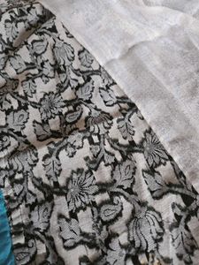 Self Weaved Embroidered Kurti
