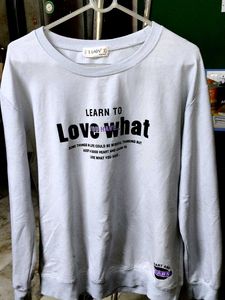Motivational Lavender Sweatshirt–Love What Youlove