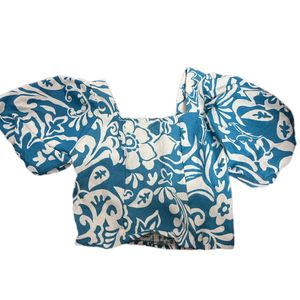 Floral Print Crop Top