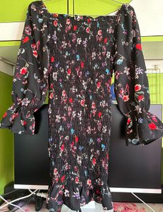 Floral Print Mini Dress