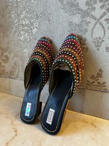 Embroidered Flats & Sandals