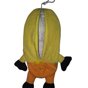 Adorable Minion-Style Plush Pouch
