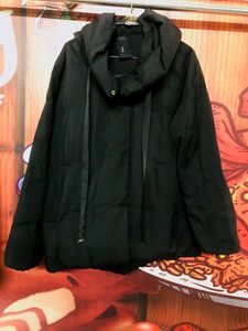VOLL Stylish Black Padded Jacket