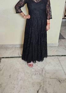 Elegant Black Lace Dress