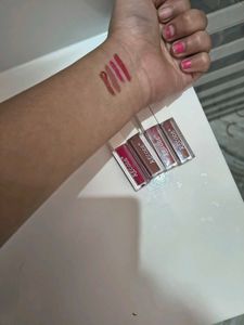 RECODE Lipstick Set pack of 4 all are new full