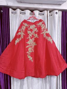 Red and yellow ghagra
