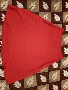 tokyo takies red midi skirt