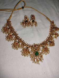 Premiem Quality Guttapusalu Necklace