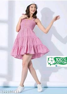 Pink Gingham Dress