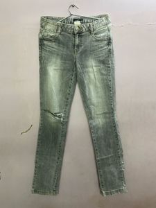 Distressed Denim Jeans