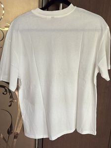 White Oversized Motif T-Shirt