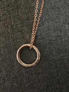 Minimalist Circle Pendant Necklace