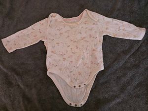 Off White Cute Onesie Baby Girl 6-9m