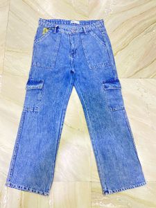 Zara 6 Pocket Cargo Jeans