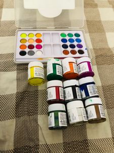 NEW ACRYLIC $ water colors