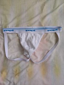 White Jockstrap For Gym Men