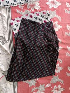Black And White Kurta Set