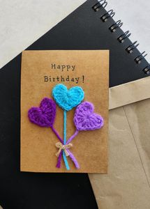 Crochet Handmade Card