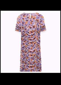 Zara Floral Bodycon Mini Dress