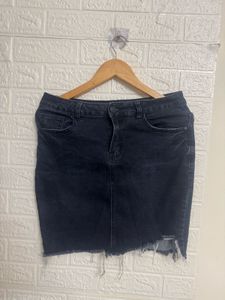 Denim Mini Skirt