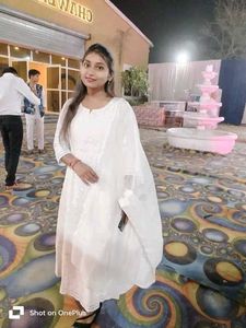 Anarkali Chicken Kurti With Dupatta