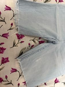 Light Wash Denim Shorts