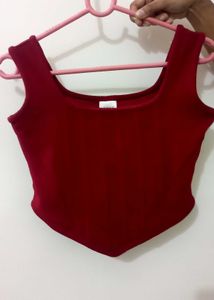 Red Corset Top