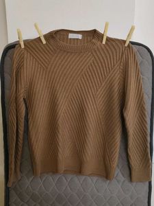 Korean Brown Knit Sweater unisex
