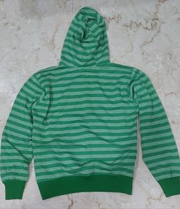 Green Stripe Puma Hoody