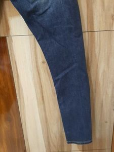 Ripped Blue Denim Jeans