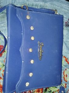 Blue Shoulder Bag