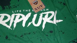 XUV Green Graphic Long Sleeve Tee