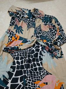 Patterned Short Sleeve Shirt