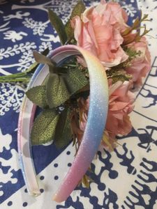 Rainbow Glitter Headband